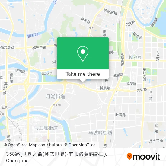 358路(世界之窗(冰雪世界)-丰顺路黄鹤路口) map