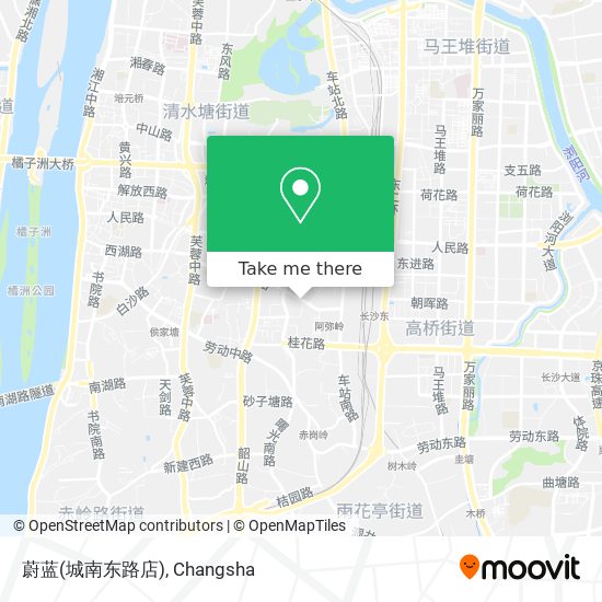 蔚蓝(城南东路店) map