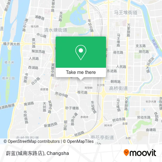 蔚蓝(城南东路店) map