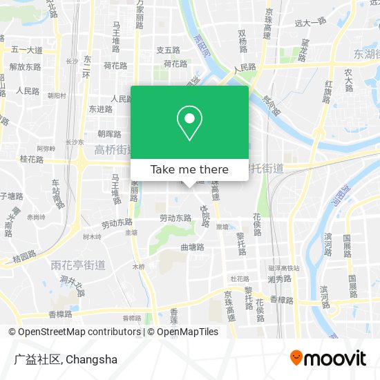 广益社区 map