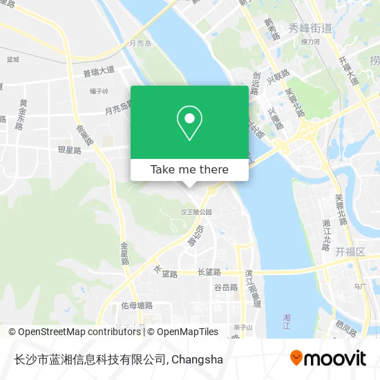 长沙市蓝湘信息科技有限公司 map