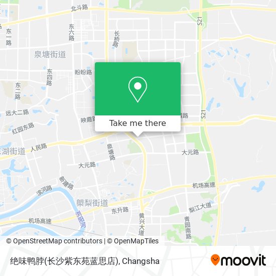 绝味鸭脖(长沙紫东苑蓝思店) map
