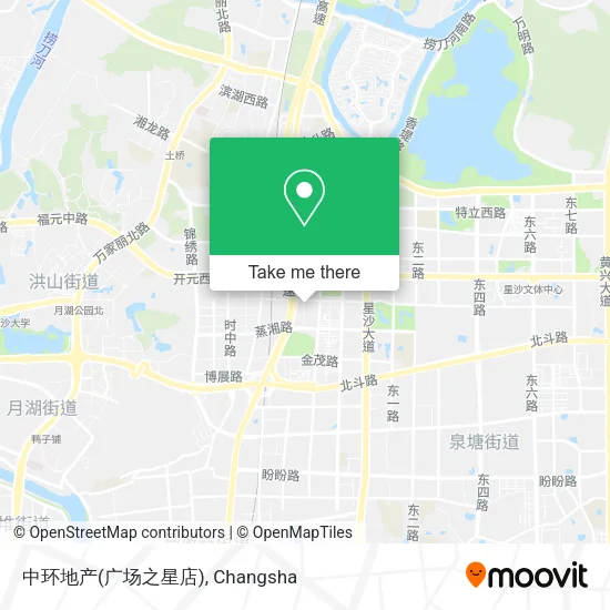 中环地产(广场之星店) map
