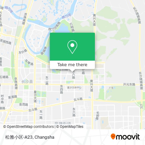 松雅小区-A23 map