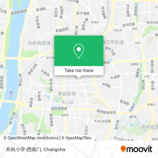 井岗小学-西南门 map