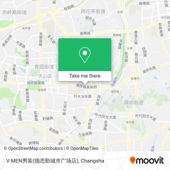 V-MEN男装(德思勤城市广场店) map