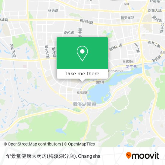 华景堂健康大药房(梅溪湖分店) map