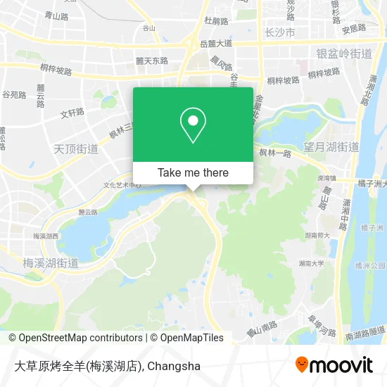 大草原烤全羊(梅溪湖店) map