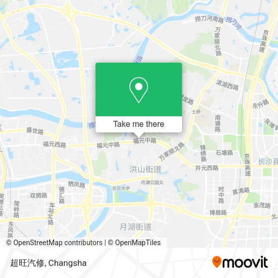 超旺汽修 map