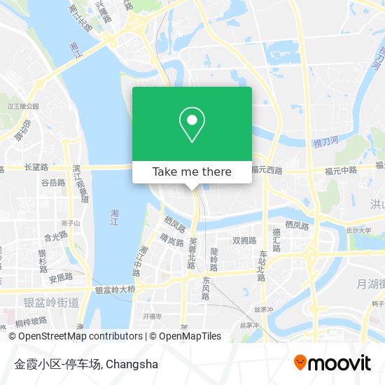 金霞小区-停车场 map