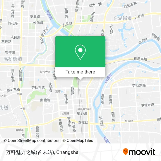 万科魅力之城(首末站) map