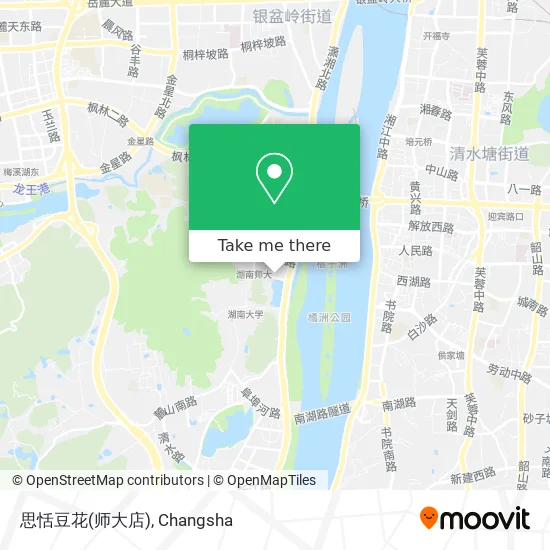 思恬豆花(师大店) map