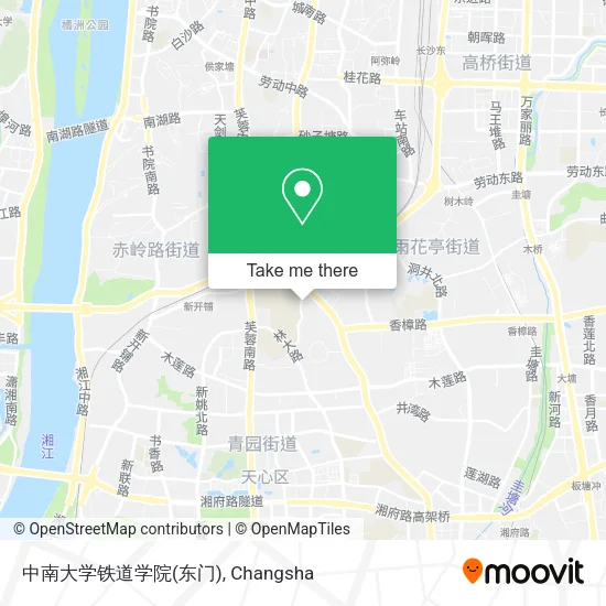 中南大学铁道学院(东门) map