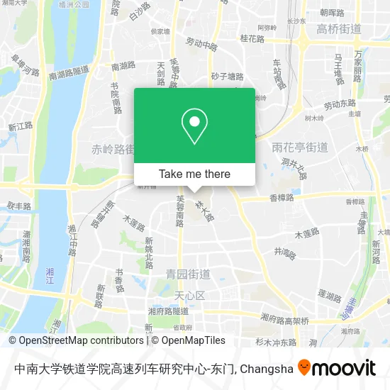 中南大学铁道学院高速列车研究中心-东门 map