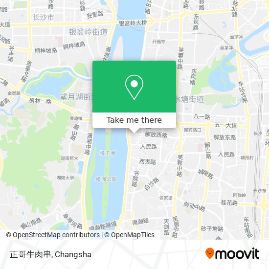 正哥牛肉串 map