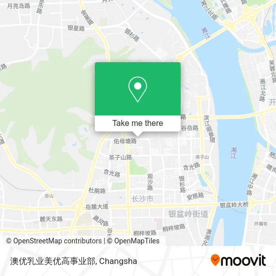 澳优乳业美优高事业部 map