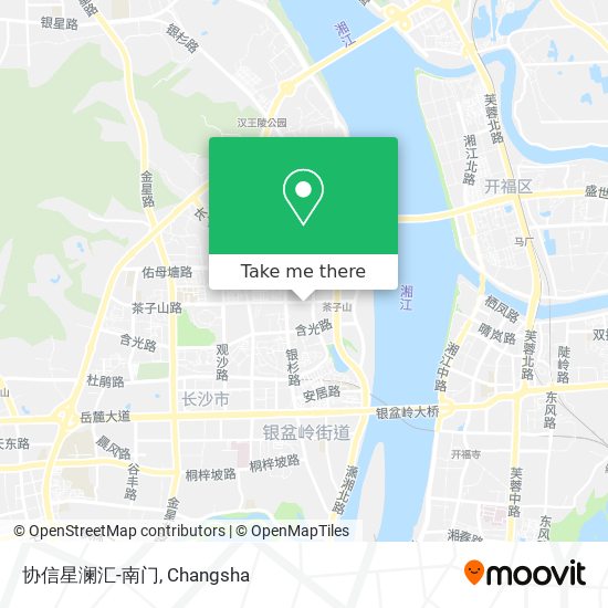 协信星澜汇-南门 map