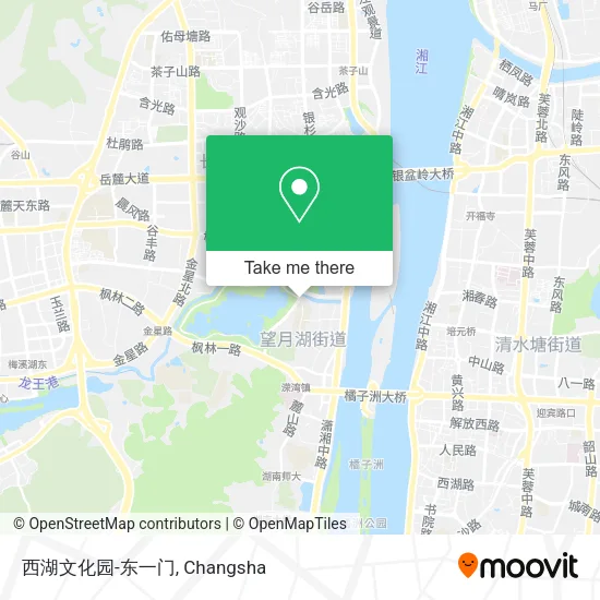 西湖文化园-东一门 map