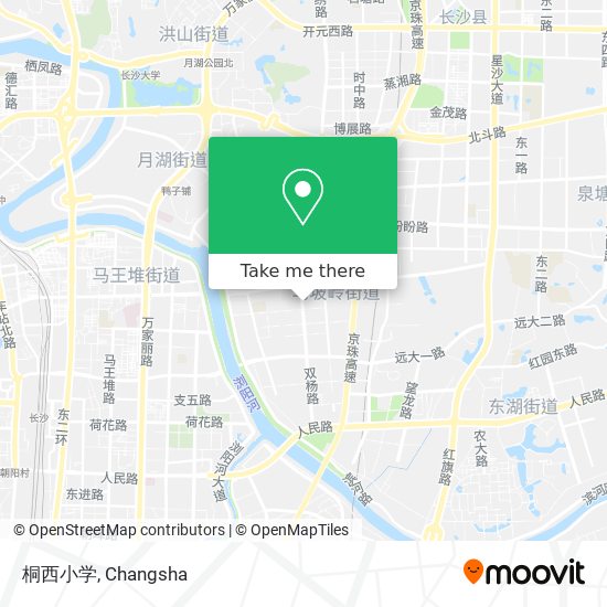 桐西小学 map