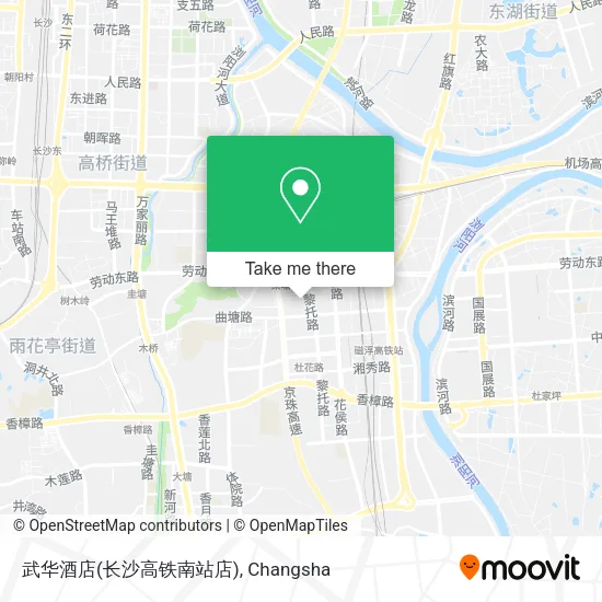 武华酒店(长沙高铁南站店) map