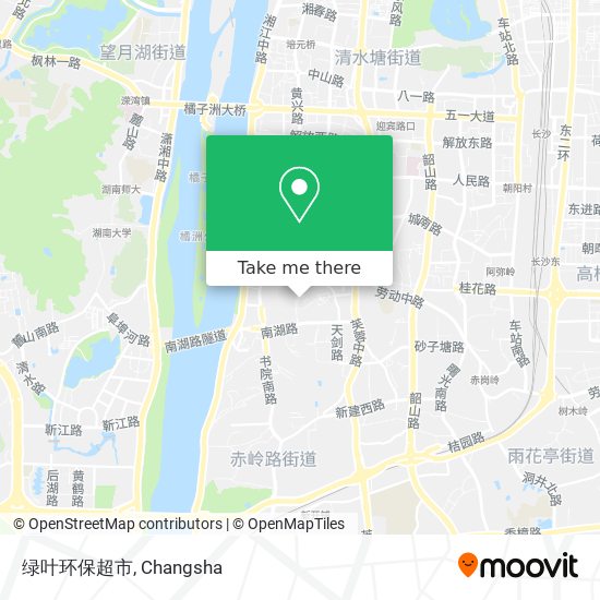 绿叶环保超市 map