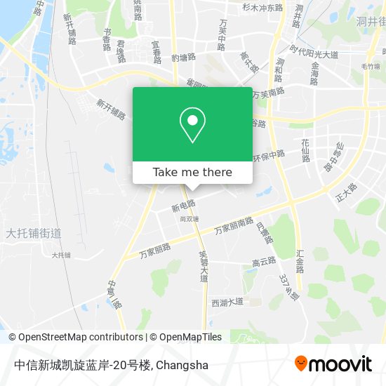 中信新城凯旋蓝岸-20号楼 map