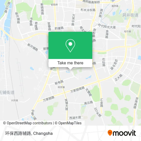 环保西路辅路 map