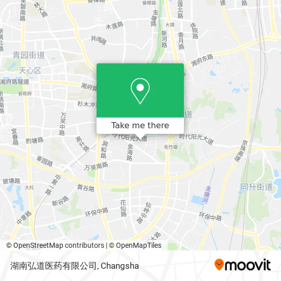 湖南弘道医药有限公司 map