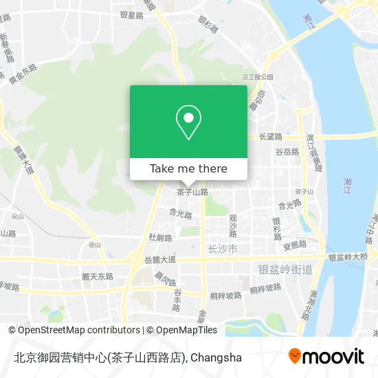 北京御园营销中心(茶子山西路店) map