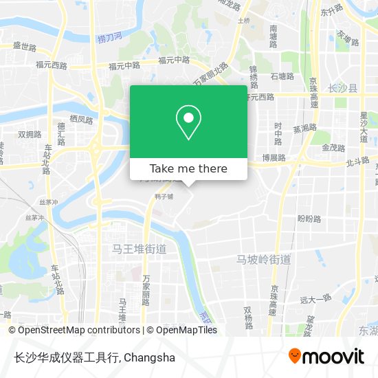 长沙华成仪器工具行 map