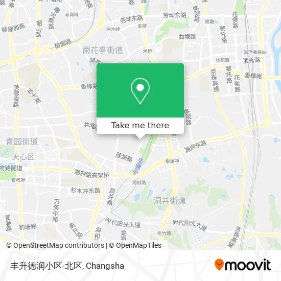 丰升德润小区-北区 map