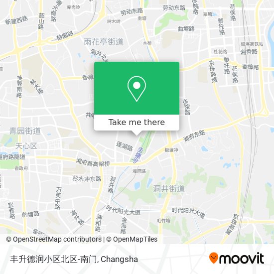 丰升德润小区北区-南门 map