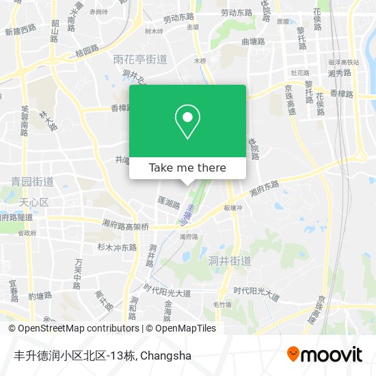 丰升德润小区北区-13栋 map