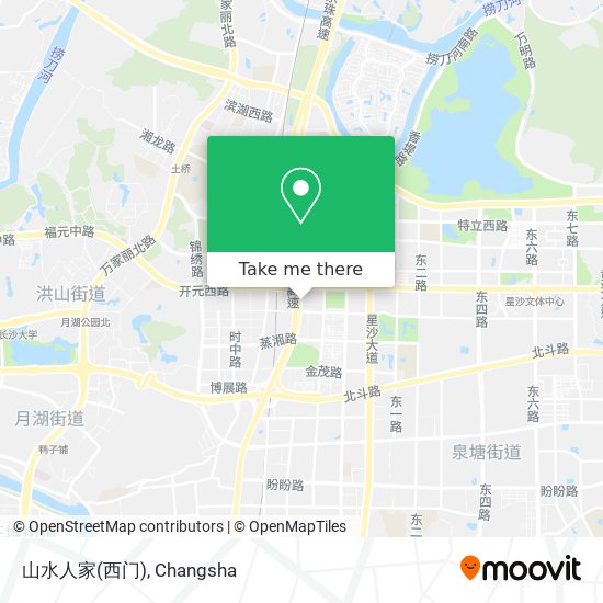 山水人家(西门) map