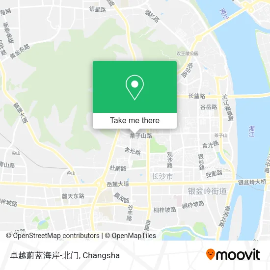 卓越蔚蓝海岸-北门 map