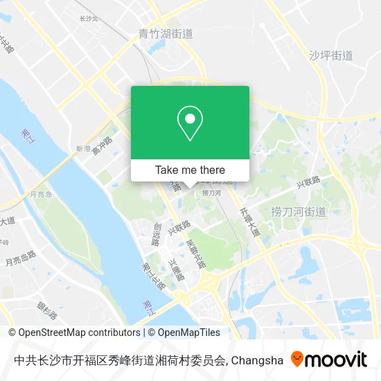 中共长沙市开福区秀峰街道湘荷村委员会 map