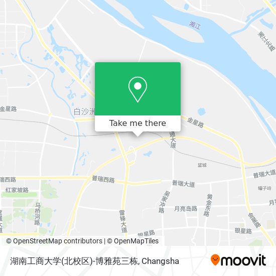 湖南工商大学(北校区)-博雅苑三栋 map