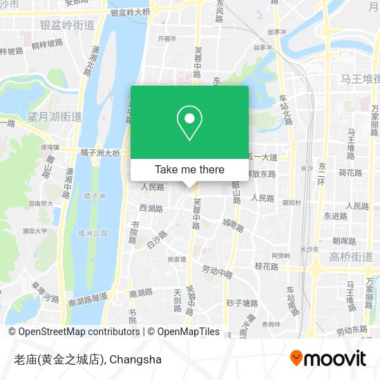 老庙(黄金之城店) map