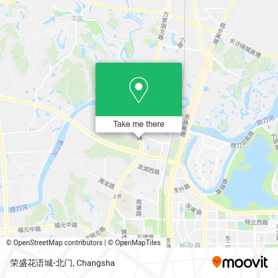 荣盛花语城-北门 map