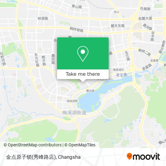 金点原子锁(秀峰路店) map