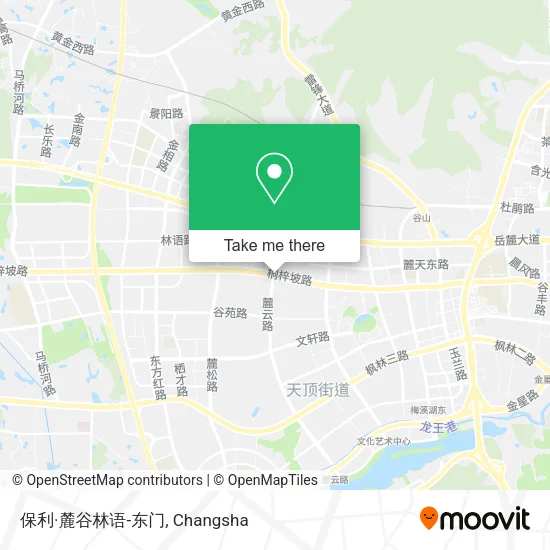 保利·麓谷林语-东门 map