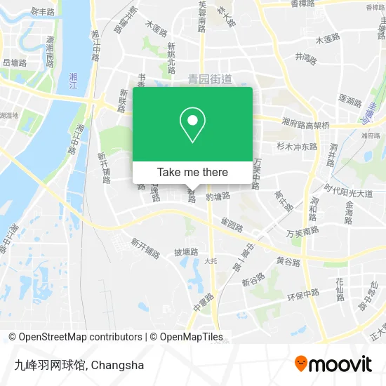 九峰羽网球馆 map