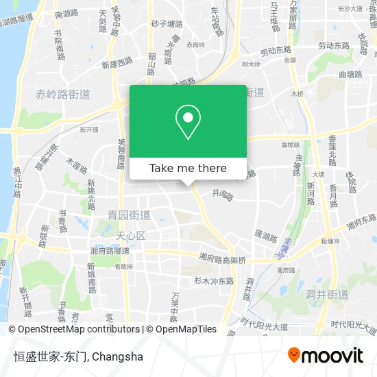 恒盛世家-东门 map