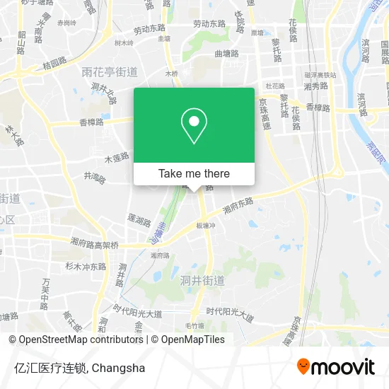 亿汇医疗连锁 map