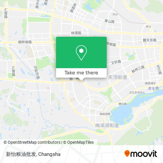 新怡粮油批发 map