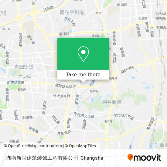 湖南新尚建筑装饰工程有限公司 map