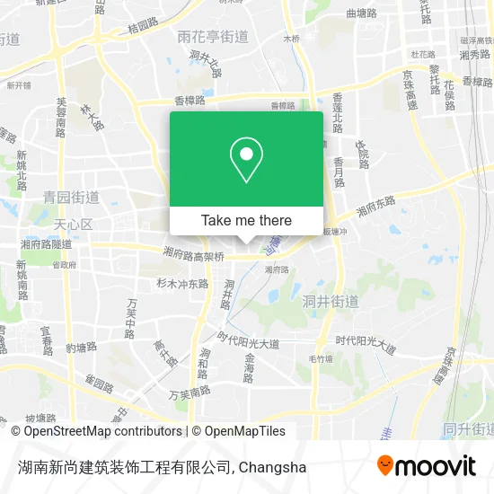 湖南新尚建筑装饰工程有限公司 map