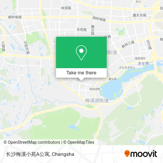 长沙梅溪小苑A公寓 map