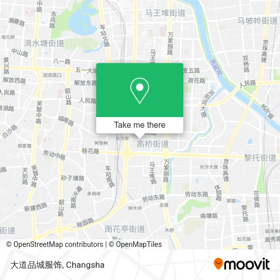 大道品城服饰 map