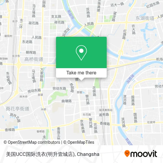 美国UCC国际洗衣(明升壹城店) map